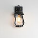 Mariner 1 Light 12.75 inch Black and Antique Brass Outdoor Wall Mount, Small
