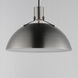 Dawn 1 Light 15.25 inch Satin Nickel Single Pendant Ceiling Light