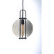 Minaret 1 Light 10.5 inch Polished Nickel Single Pendant Ceiling Light