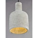 Crete LED 7.5 inch Polished Chrome Single Pendant Ceiling Light