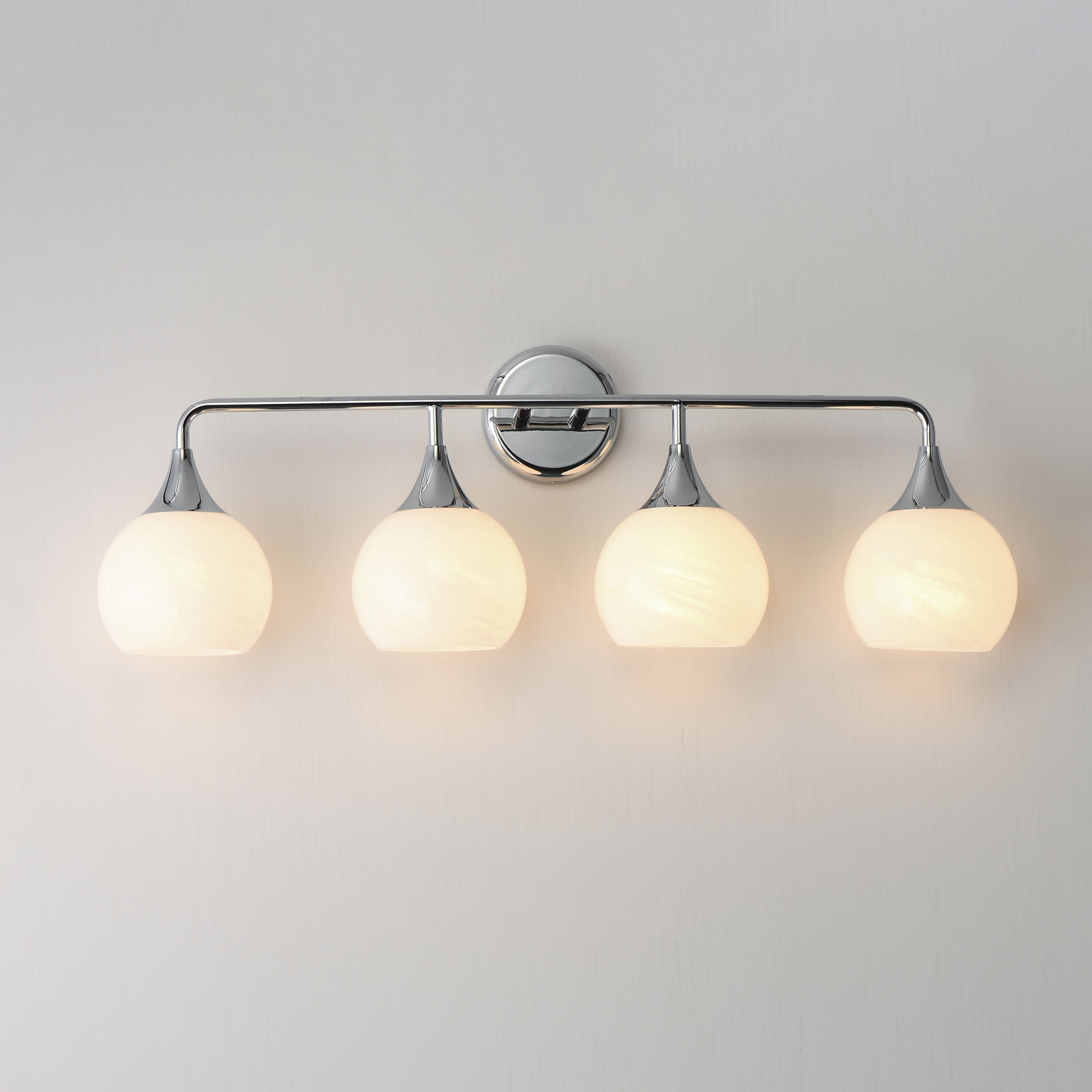 Neve 4 Light 31 inch Polished Chrome Bath Vanity Wall Light