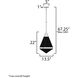 Hargreaves 1 Light 13.5 inch Black Single Pendant Ceiling Light