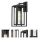 Cabana VX 1 Light 15 inch Black Outdoor Wall Mount