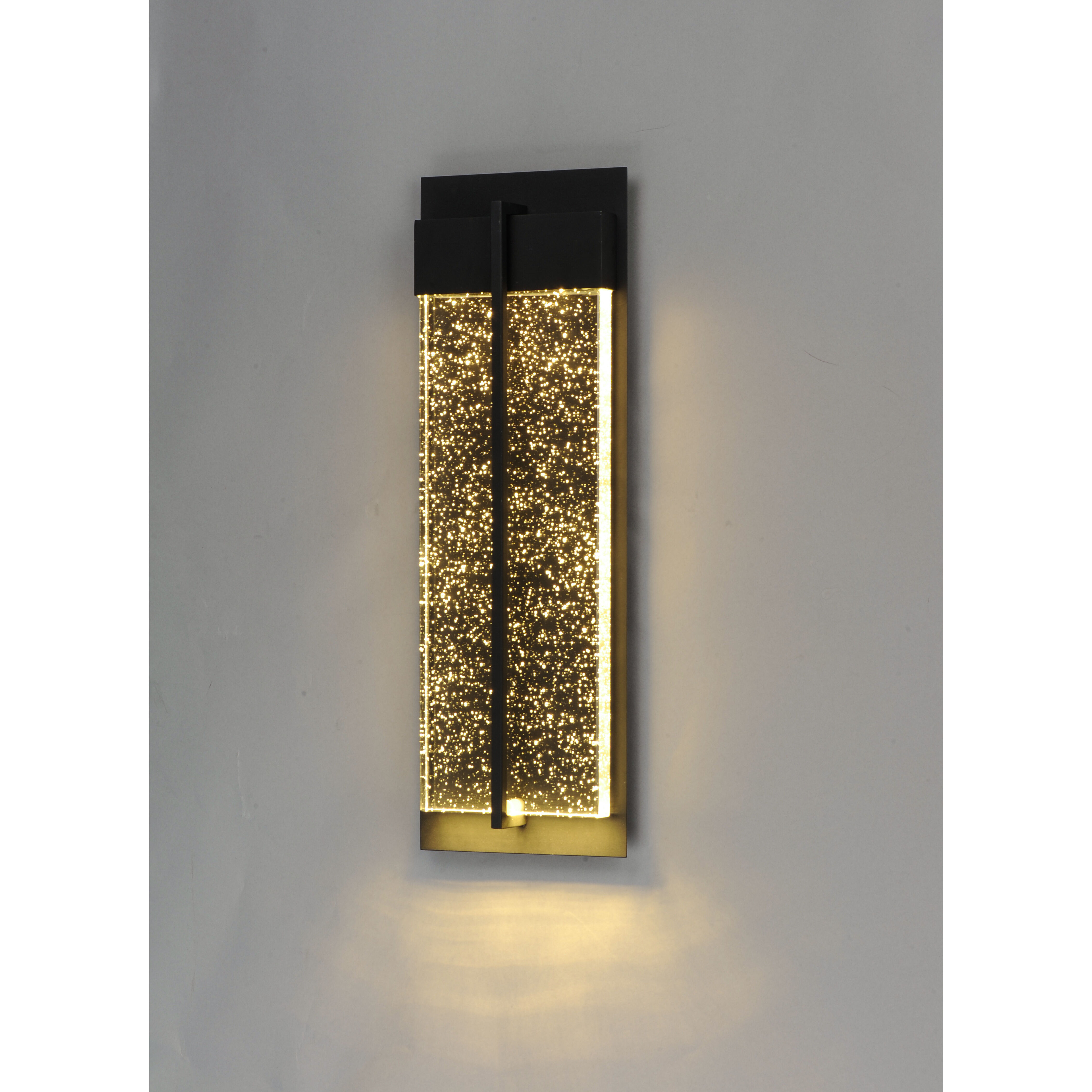 Cascade LED 21 inch Black Outdoor Wall Mount