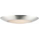 Diverse LED 9.25 inch Satin Nickel Flush Mount Ceiling Light