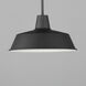 Pier M 1 Light 14 inch Black Outdoor Pendant, X-Large