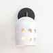 Dottie 1 Light 6.25 inch Black Wall Sconce Wall Light