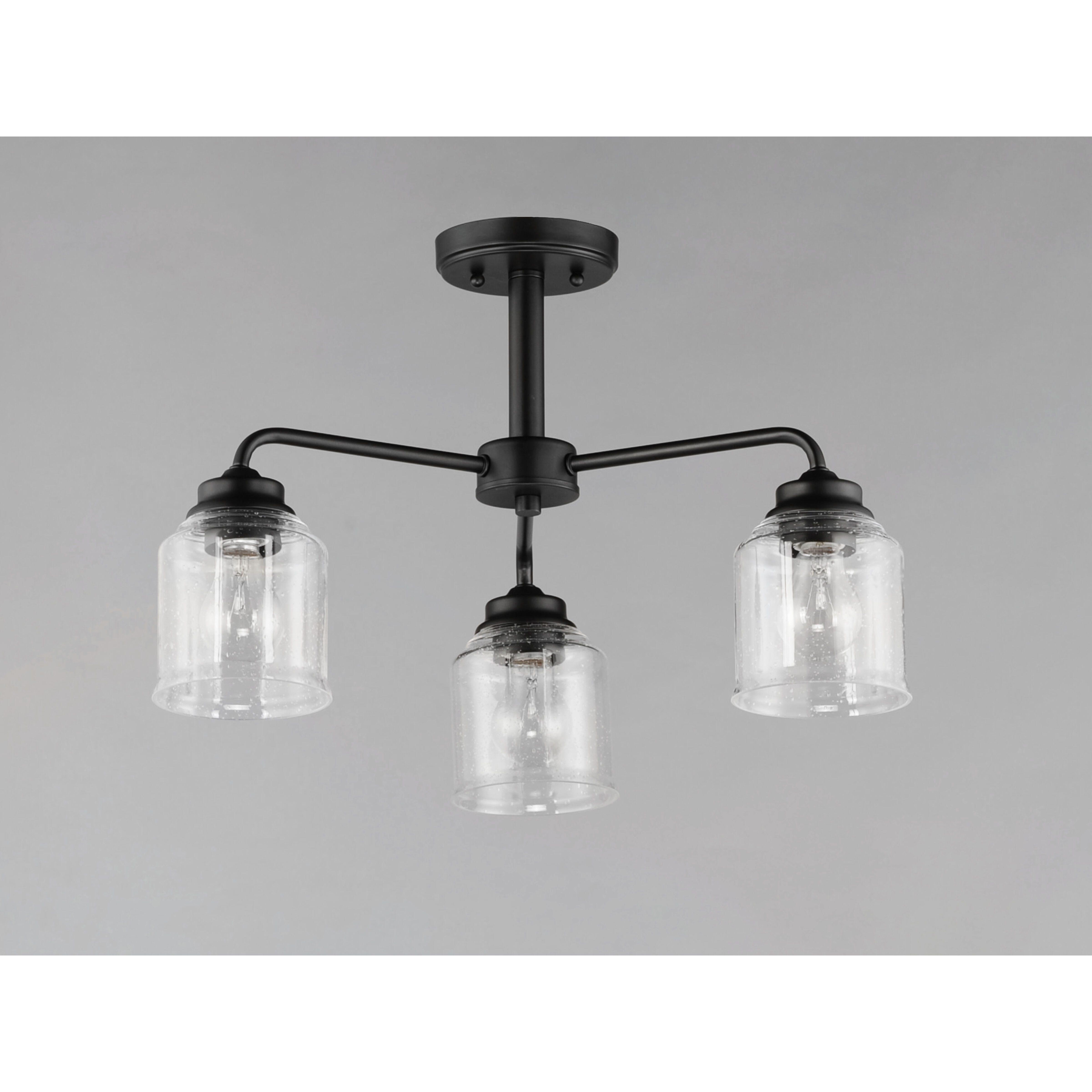 Acadia 3 Light 20 inch Black Chandelier Ceiling Light