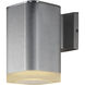 Lightray LED 8.25 inch Brushed Aluminum Outdoor Wall Mount