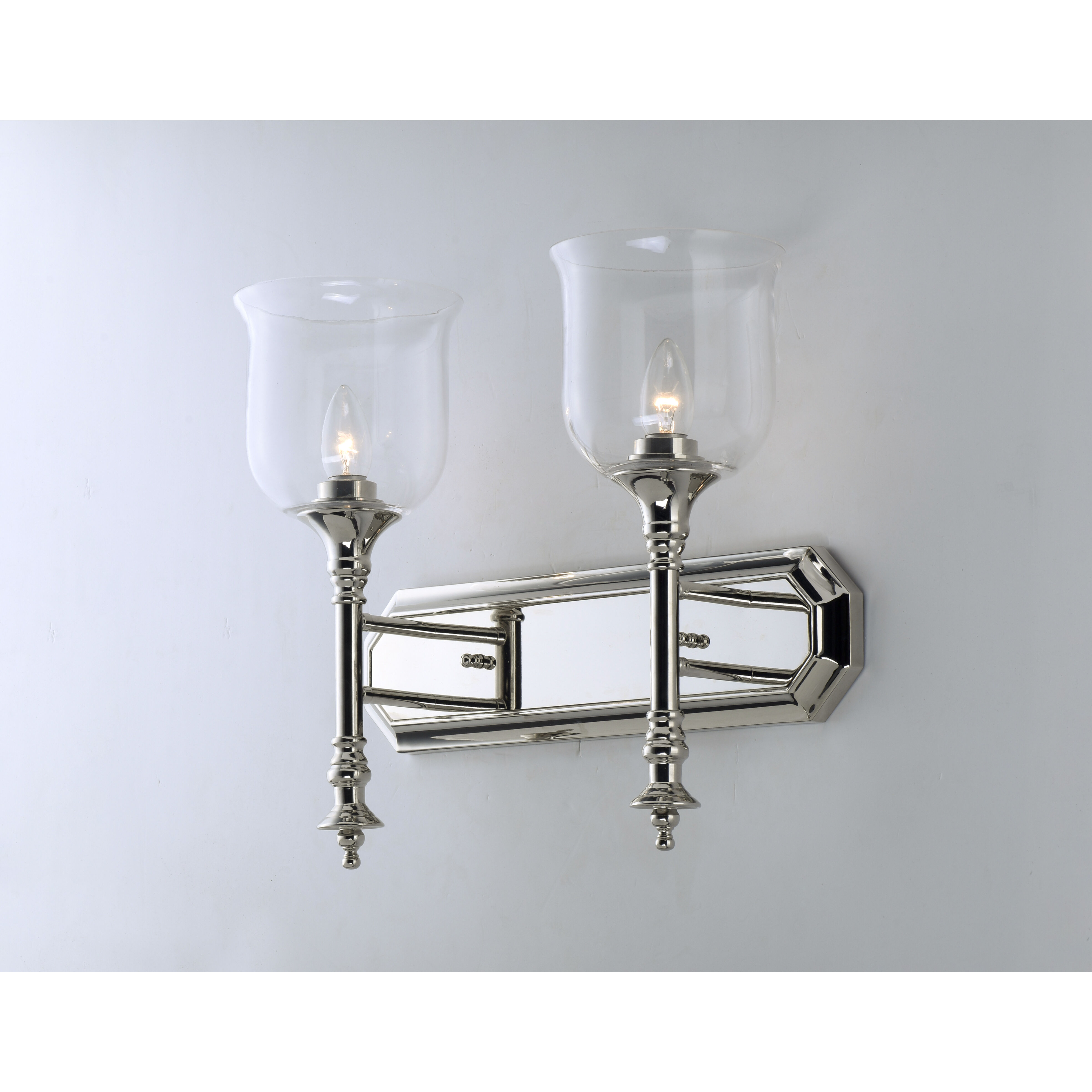 Centennial 2 Light 18 inch Polished Nickel Bath Vanity Wall Light