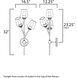 Savvy LED Antique Brass and Black Wall Sconce Wall Light