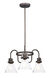 Seafarer 3 Light 21.5 inch Oil Rubbed Bronze Single-Tier Chandelier Ceiling Light in Incandescent Bulb Not Included
