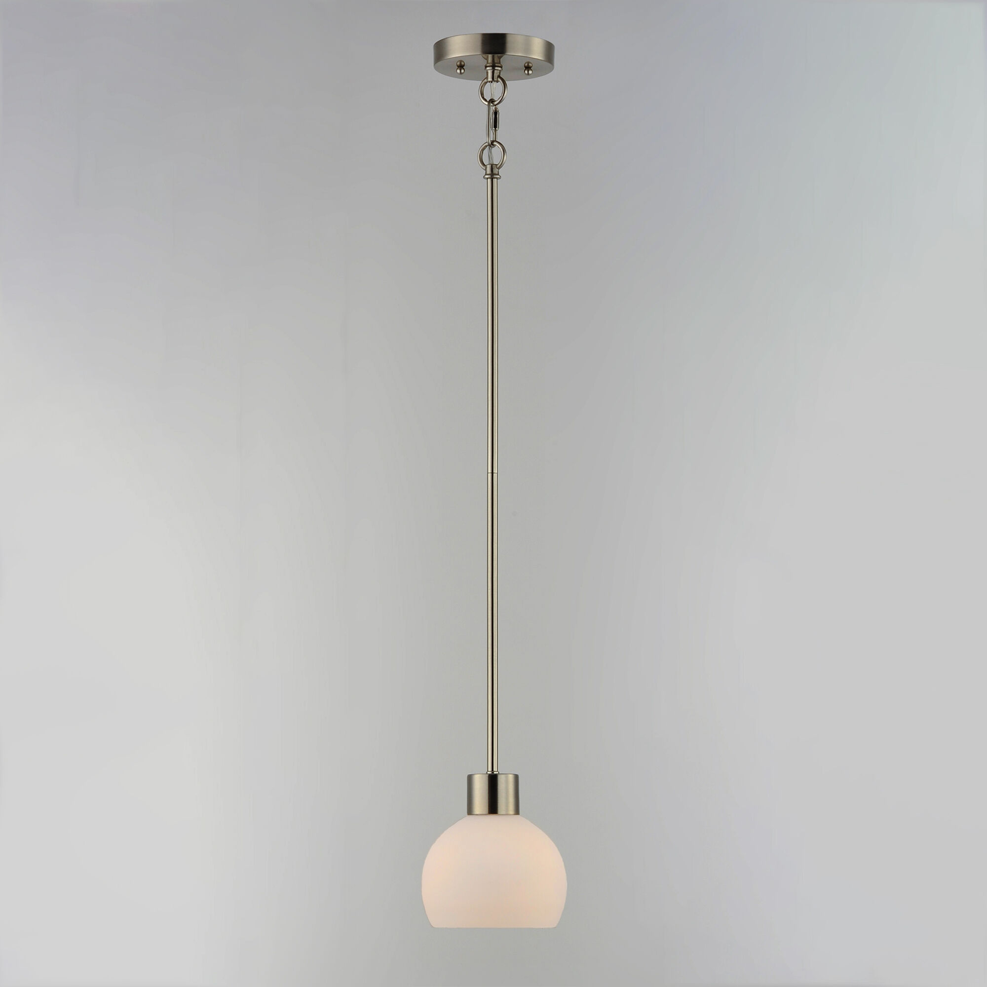 Coraline 1 Light 6 inch Satin Nickel Mini Pendant Ceiling Light