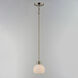 Coraline 1 Light 6 inch Satin Nickel Mini Pendant Ceiling Light