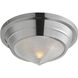 Hargreaves 1 Light 10 inch Polished Nickel Flush Mount Ceiling Light
