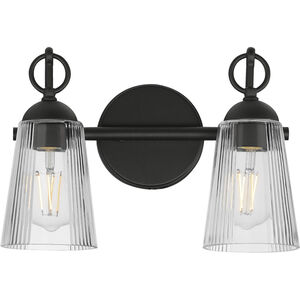 Jackson Hole Wall Sconce Wall Light in Black, Clear