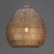 Gilda 1 Light 24.5 inch Antique Brass Single Pendant Ceiling Light