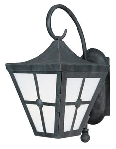 Castille EE 1 Light 17 inch Country Forge Outdoor Wall Lantern
