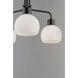 Coraline 3 Light 21 inch Black Chandelier Ceiling Light