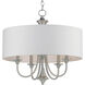 Bongo 5 Light 22 inch Satin Nickel Multi-Light Pendant Ceiling Light