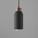 Pompeii 1 Light 4.75 inch Lava and Black Single Pendant Ceiling Light