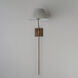Dunbridge 1 Light 12 inch Weathered Brass Wall Sconce Wall Light