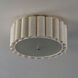 Penelope 2 Light 16.5 inch Natural Aged Brass Flush Mount Ceiling Light
