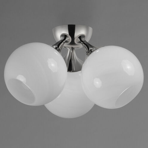 Neve 3 Light 18.75 inch Polished Chrome Semi-Flush Mount Ceiling Light