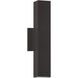 Colombo LED 15 inch Antique Brass Outdoor Wall Mount