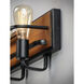 Black Forest 2 Light 15.75 inch Black and Ashbury Bath Vanity Wall Light
