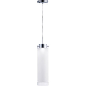 Scope LED 6 inch Polished Chrome Single Pendant Ceiling Light