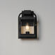 Bonham 1 Light 12 inch Black Outdoor Wall Mount
