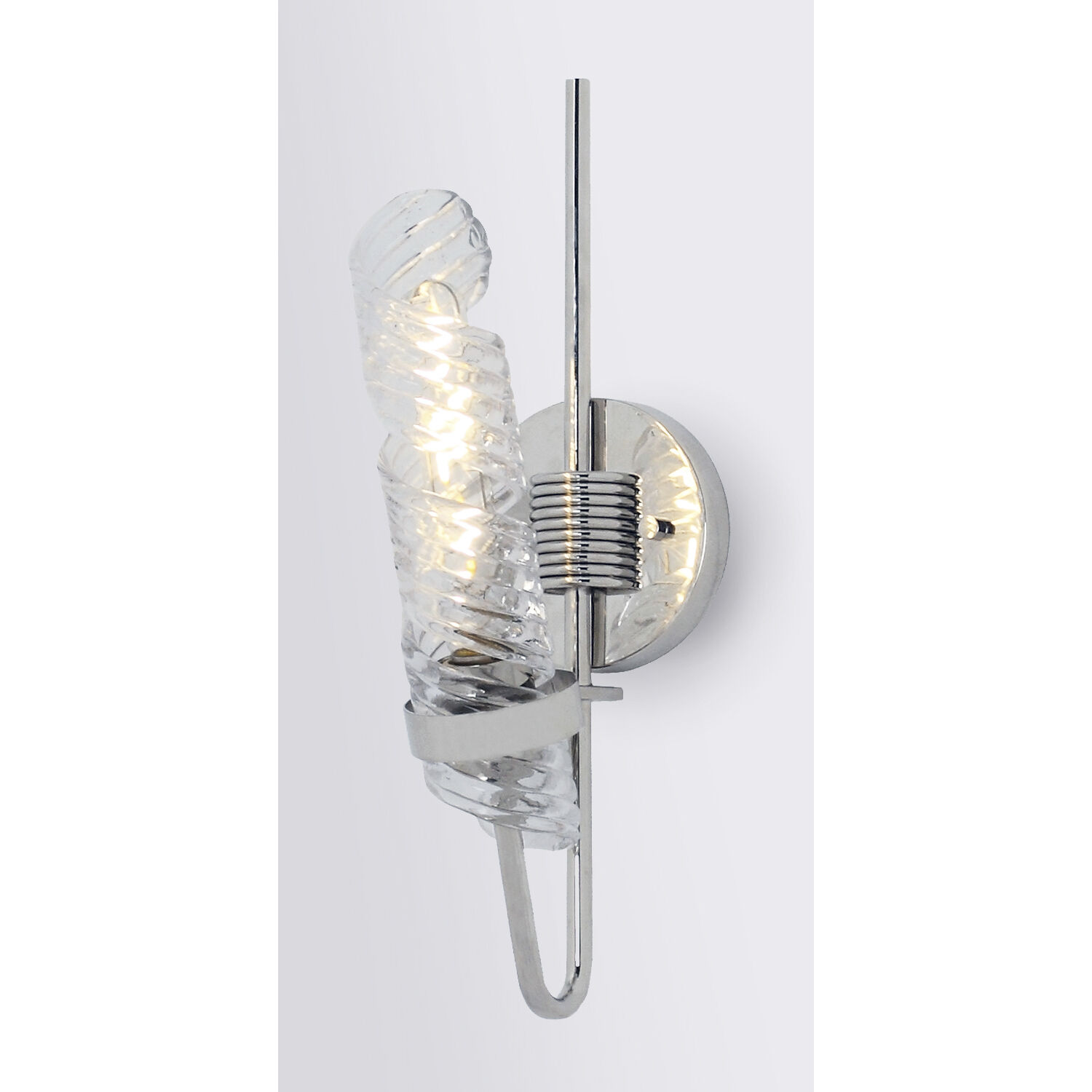 Milano 1 Light 4.75 inch Polished Nickel Bath Vanity Wall Light
