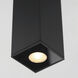 Culvert LED Black Outdoor Flush Mount