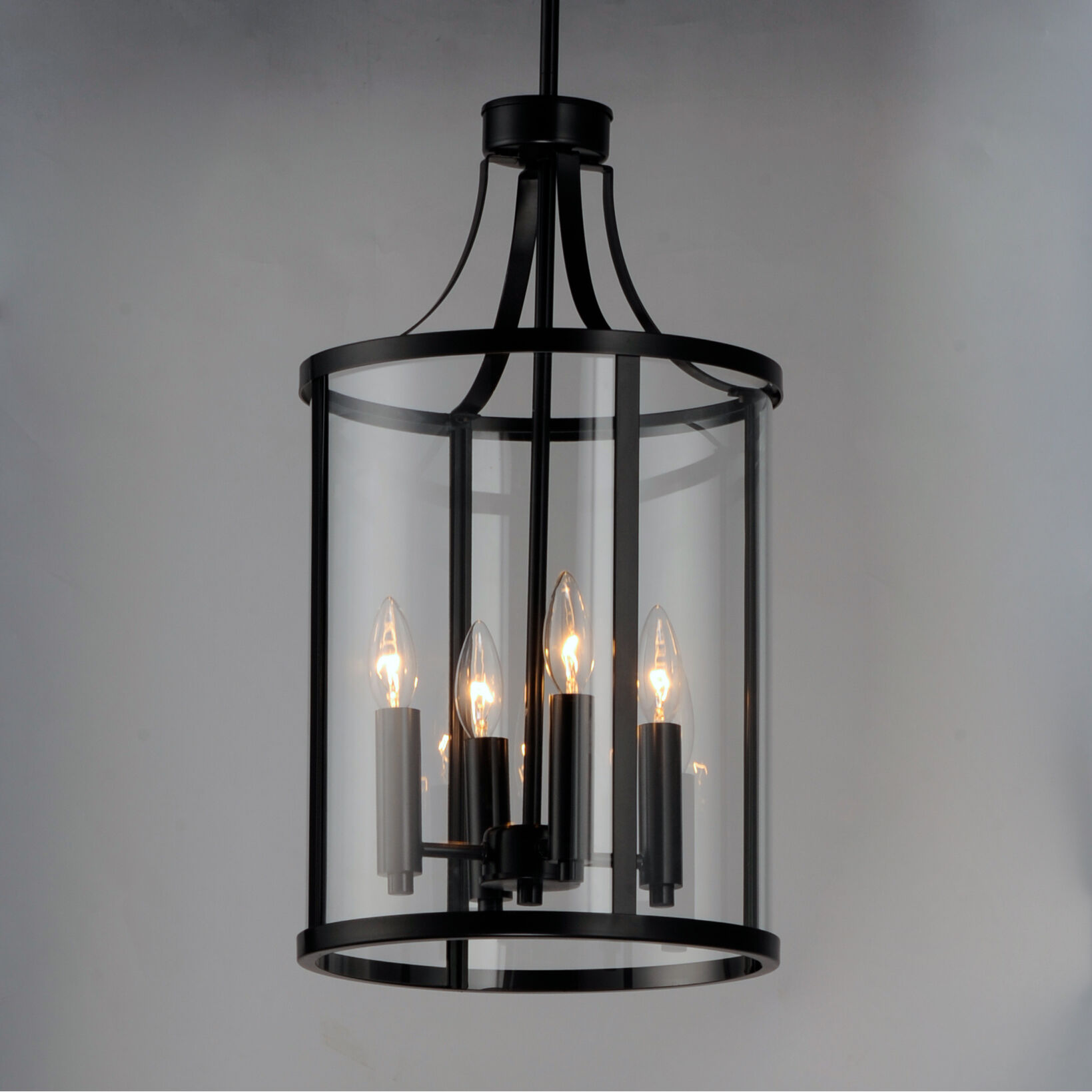 Single candle pendant light top