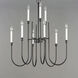 Tux 9 Light 30 inch Black Chandelier Ceiling Light