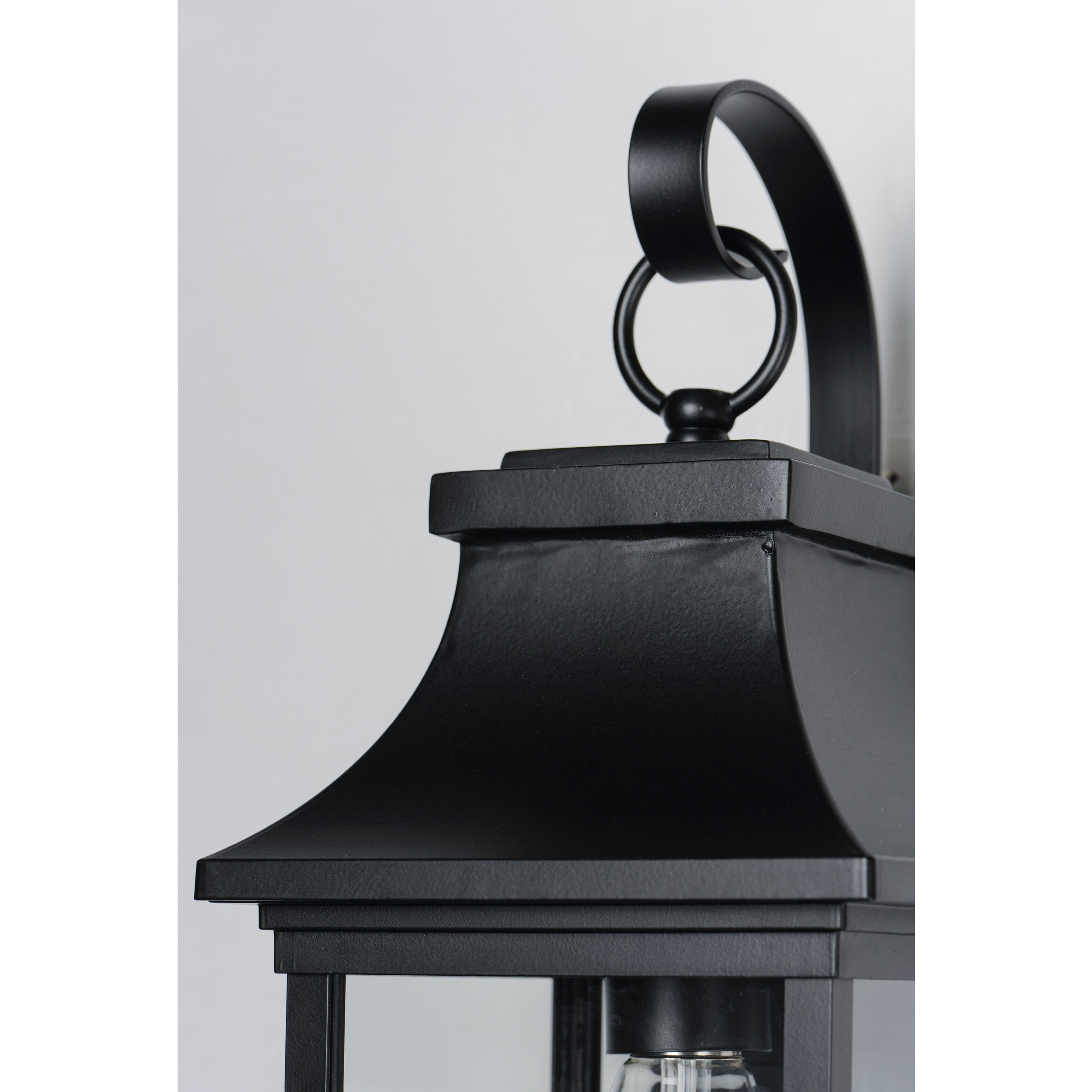 Vicksburg 1 Light 16 inch Black Outdoor Wall Mount