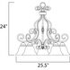 Manor 5 Light 25.5 inch Oil Rubbed Bronze Down Light Chandelier Ceiling Light