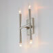 Rome 4 Light 10 inch Satin Nickel ADA Wall Sconce Wall Light