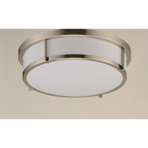 Rogue LED 17 inch Satin Nickel Flush Mount Ceiling Light