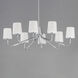 Durham 8 Light 34.25 inch Polished Chrome Chandelier Ceiling Light