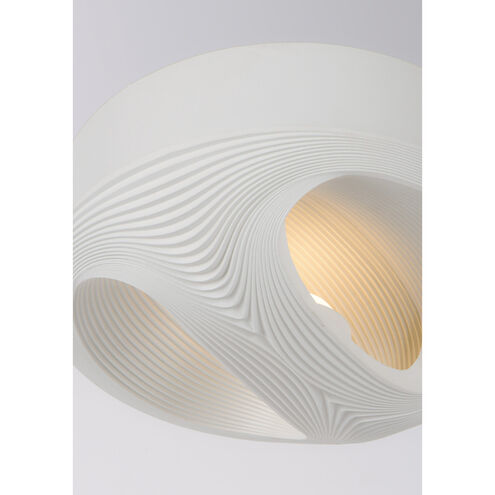 Influx LED 10 inch White Outdoor Flush Mount