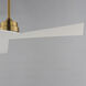 Vortex 52 inch Natural Aged Brass Indoor Ceiling Fan