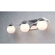 Motion 3 Light 31.5 inch Polished Chrome Bath Vanity Wall Light