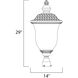 Carriage House DC 3 Light 29 inch Oriental Bronze Outdoor Pole/Post Mount