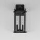 Belfry 2 Light 16 inch Black Outdoor Wall Mount in Clear