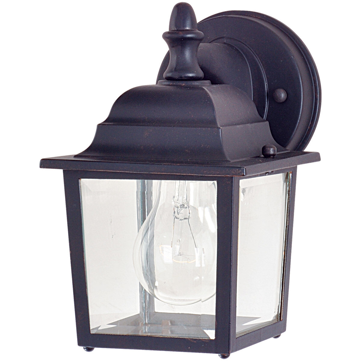 Builder Cast 1 Light 9 inch Empire Bronze Outdoor Wall Mount