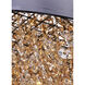 Mystic LED 24 inch Bronze Single Pendant Ceiling Light in Scotch Crystal