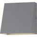 Pathfinder LED 5.5 inch Silver Outdoor Wall Mount