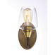 Goblet 1 Light 5 inch Bronze/Antique Brass Wall Sconce Wall Light in Bronze and Antique Brass
